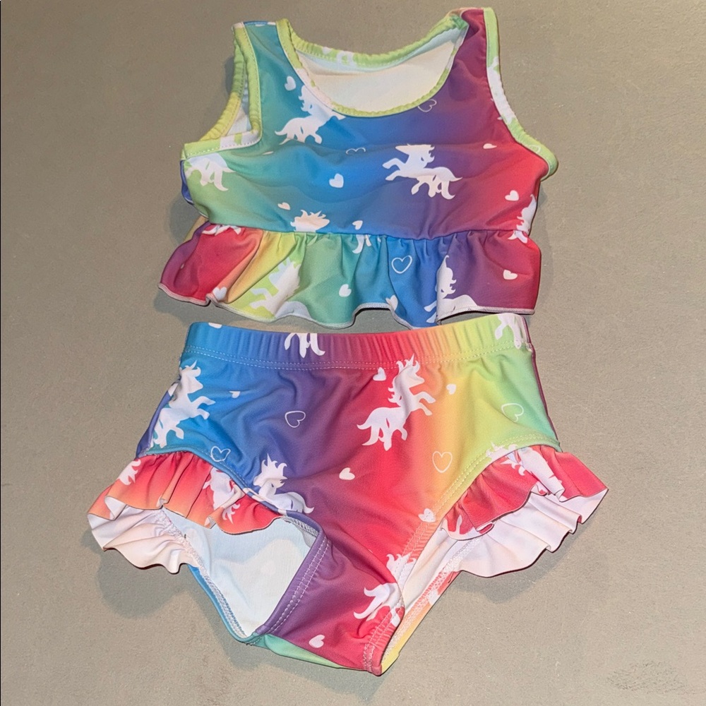 Unicorn Bathing Suit 12-18 months